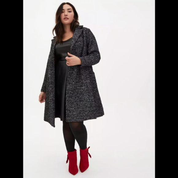 NWT Torrid Black Sleeveless PU Leather Dress Size 10 - Picture 2 of 11